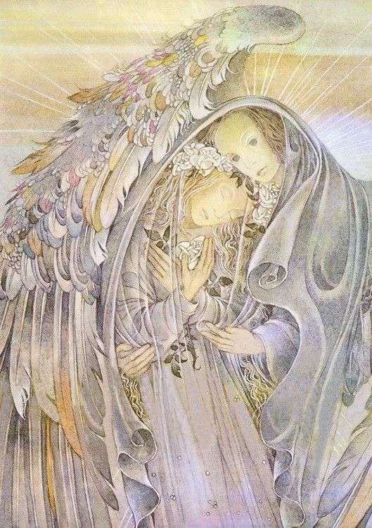 スラミス・ヴュルフィンによる天使の絵 ジグソーパズルオンライン