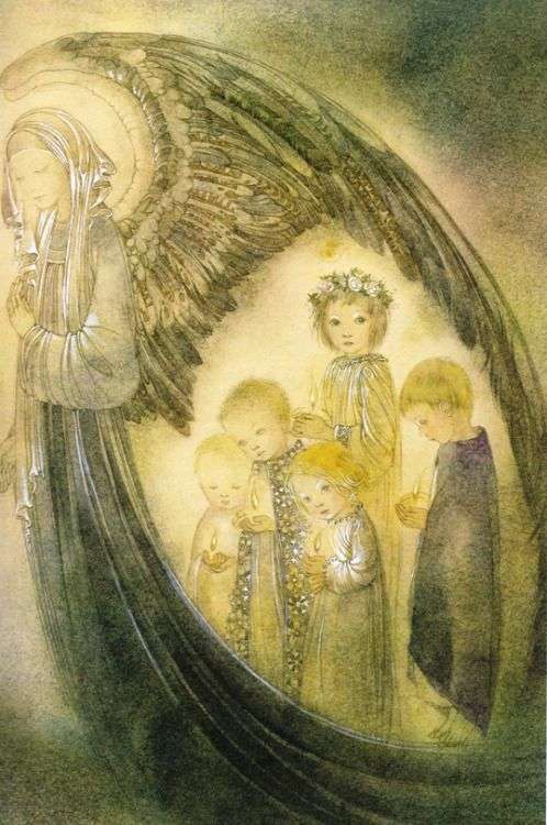 Pintura de anjo por Sulamith Wülfing puzzle online