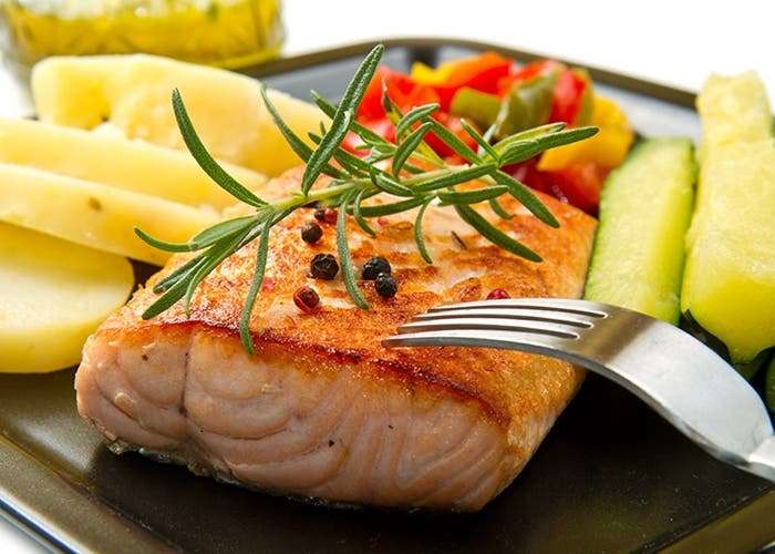 Grilled salmon jigsaw puzzle online
