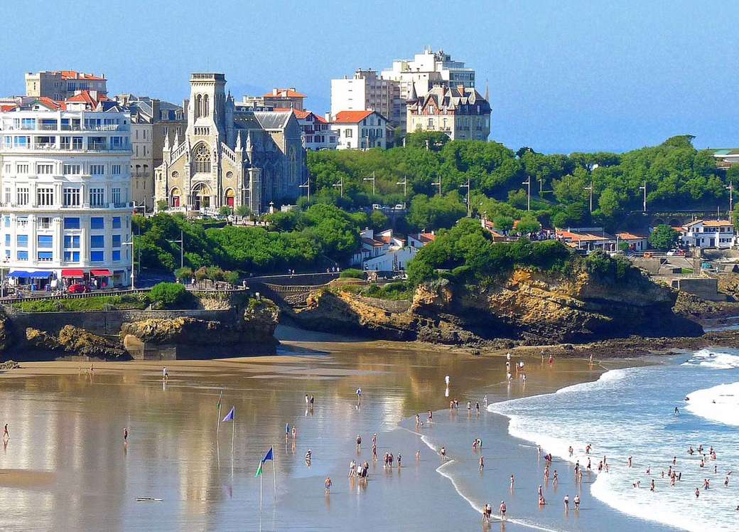 spiaggia in francia puzzle online