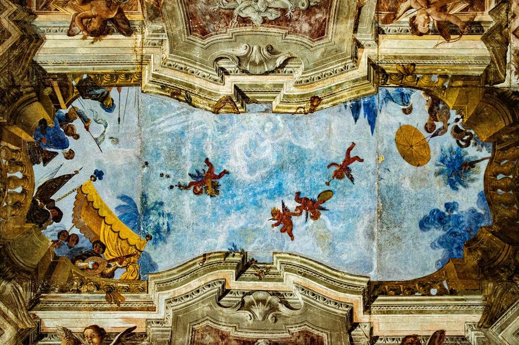 beautiful ceiling mural online puzzle