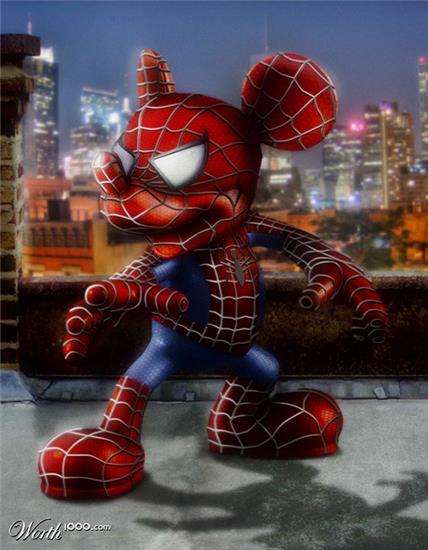 Spider-Miki. puzzle en ligne