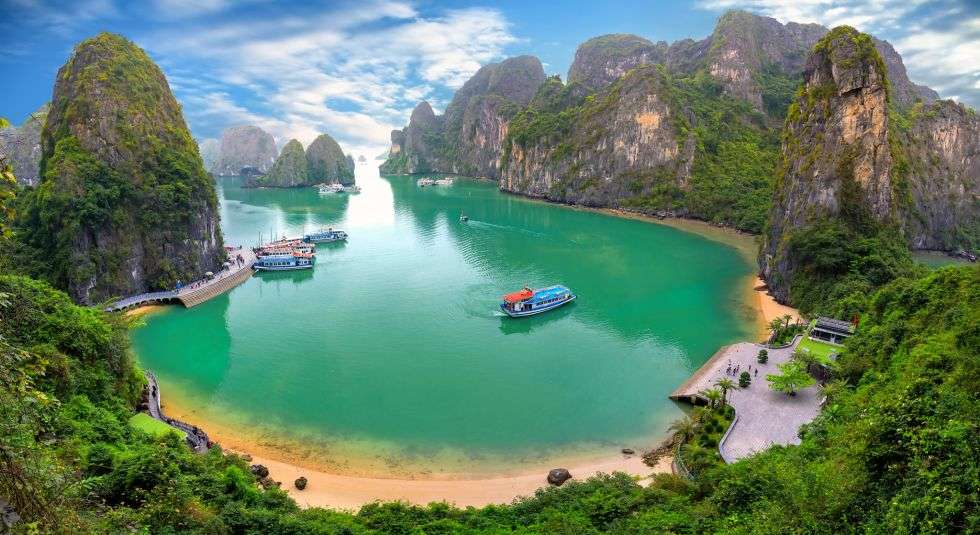 залив во Вьетнаме пазл онлайн