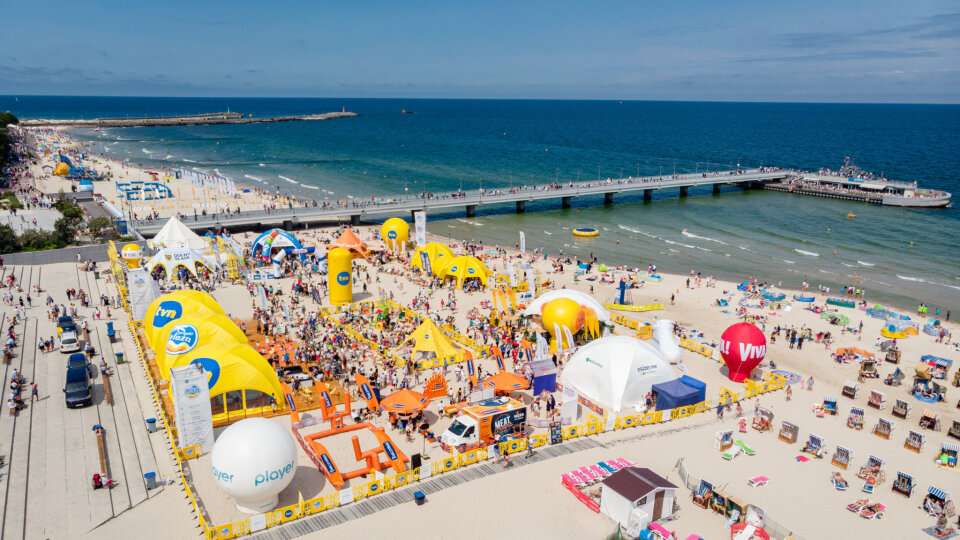 beach in Kołobrzeg online puzzle