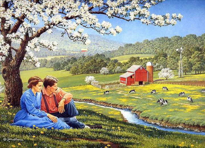 << And here is Spring >> jigsaw puzzle online