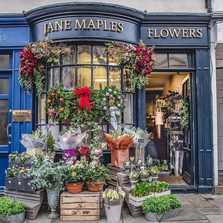 Jane Maples Flowers Shop pussel på nätet