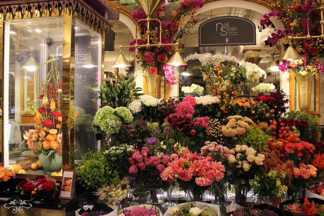 Bloemenwinkel in Londen online puzzel