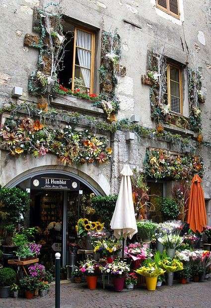 Магазин за цветя в Париж онлайн пъзел