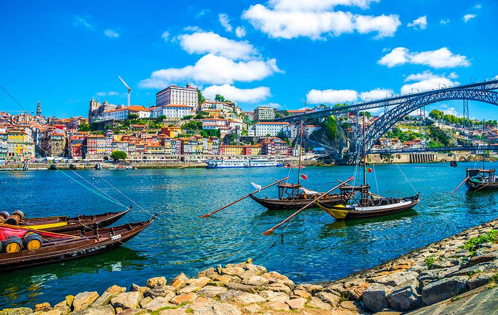 Portugal - hamn Pussel online