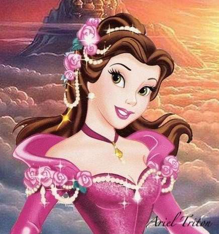 Princess-Belle-disney-hercegnő online puzzle