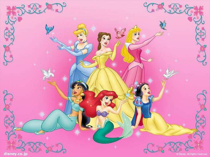 Disney-hercegnő-Disney-hercegnő kirakós online