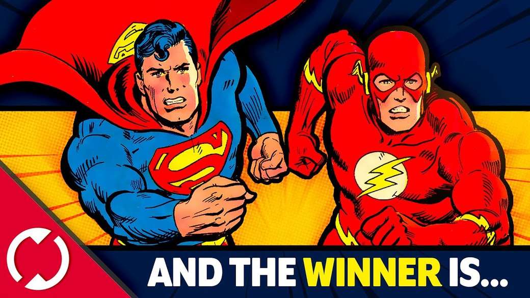 Flash VS Superman skládačky online