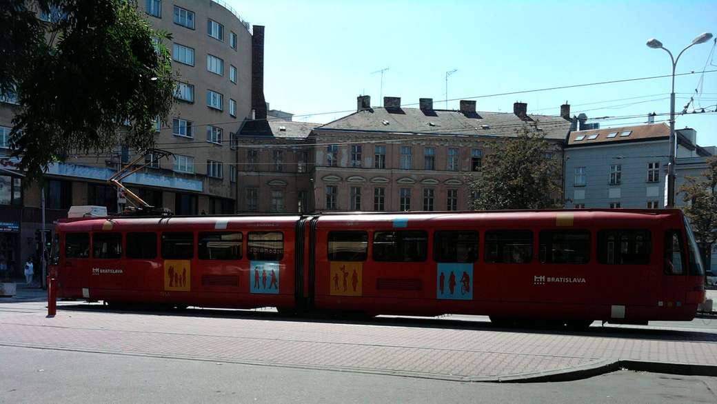 Bratislavská tramvaj skládačky online