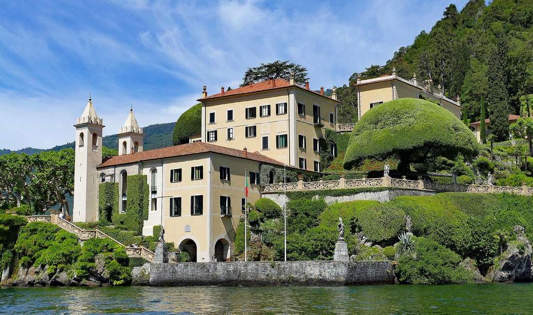 Villa Balbianello Lecco en el lago de Como rompecabezas en línea
