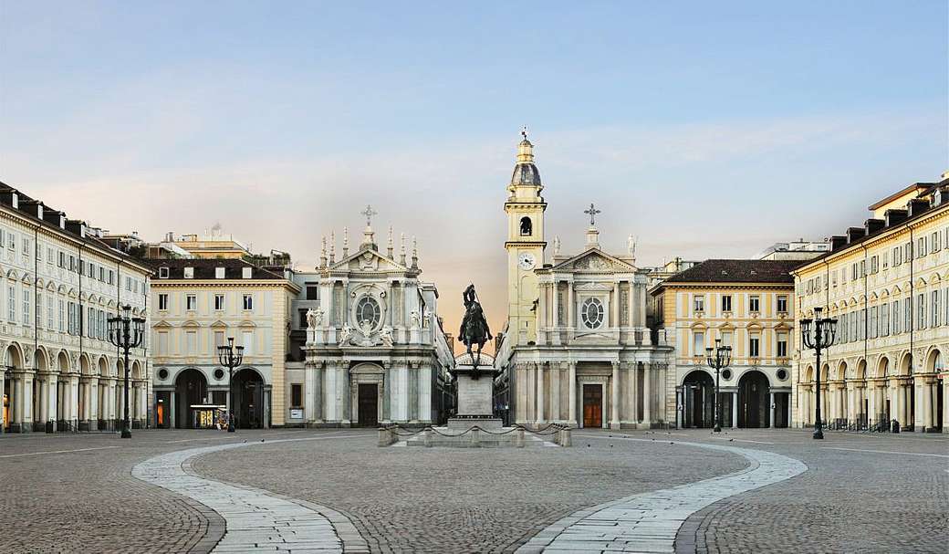 Turín Piazza San Carlo skládačky online