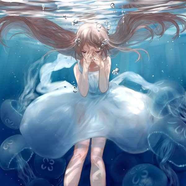 Medúza Anime dívka online puzzle