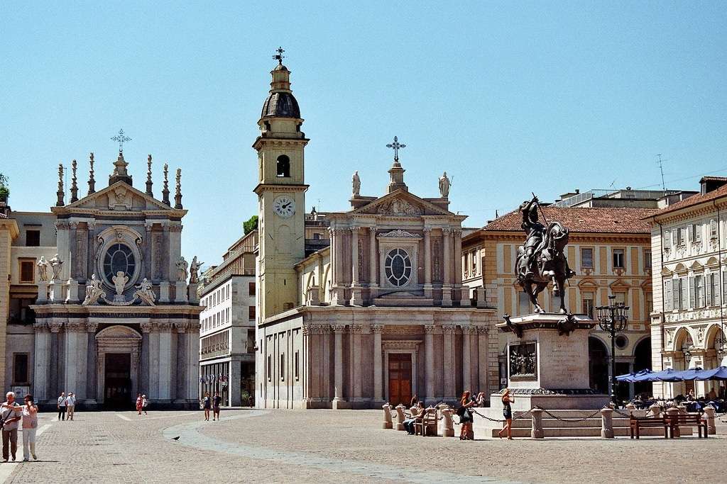 Turijn Piazza San Carlo legpuzzel online