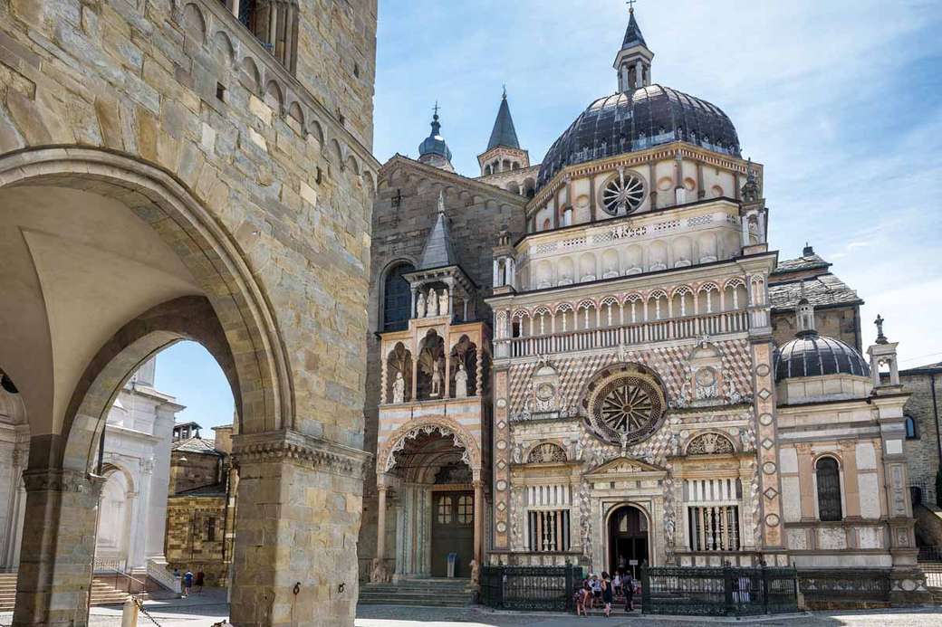 Bergamo-basilikan Santa Maria Maggiore Pussel online