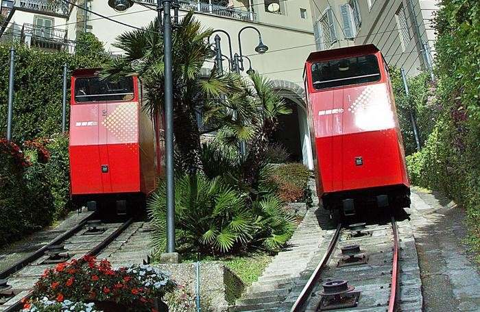Teleférico de la ciudad de Bérgamo Lombardía rompecabezas en línea