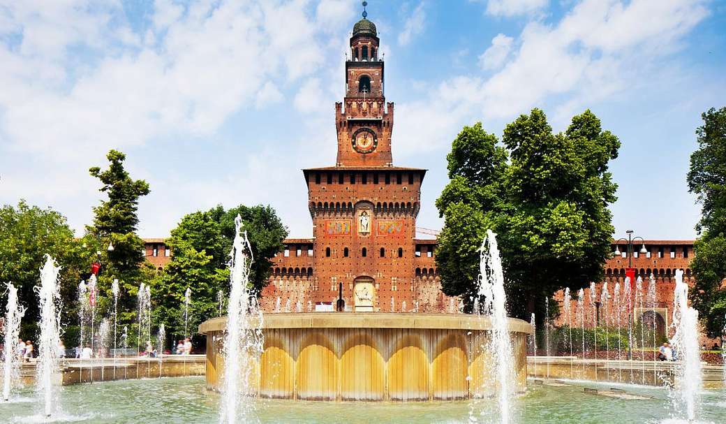 Mailand Castello Sforzesco Online-Puzzle