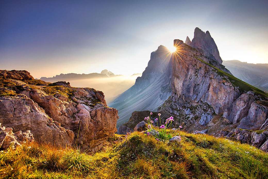 Dolomity v Jižním Tyrolsku online puzzle