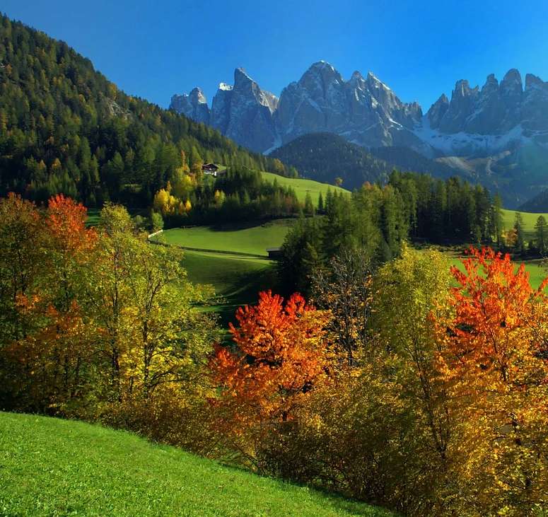 Geislerspitzen Dolomites Tyrol du Sud puzzle en ligne