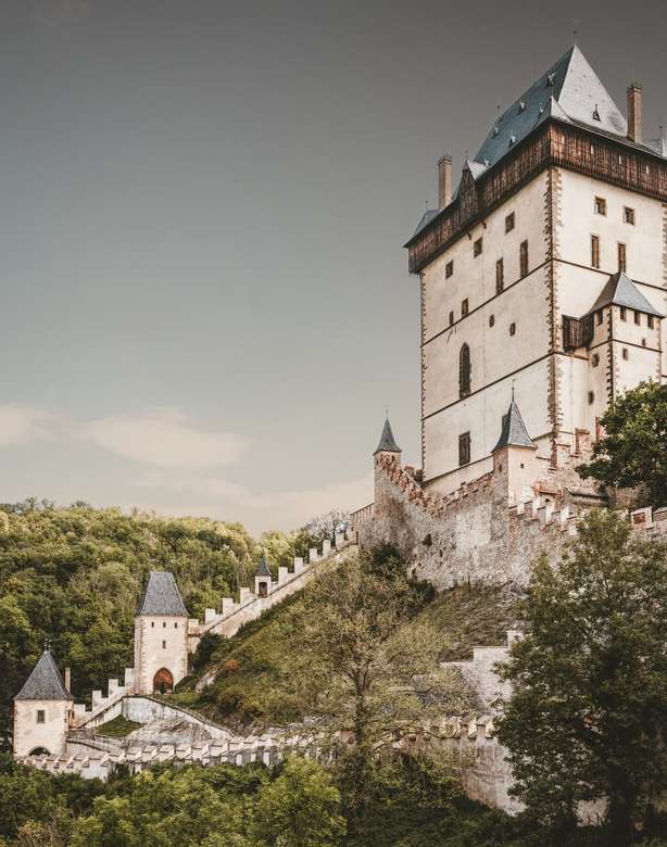 Schloss Karlstejn Online-Puzzle