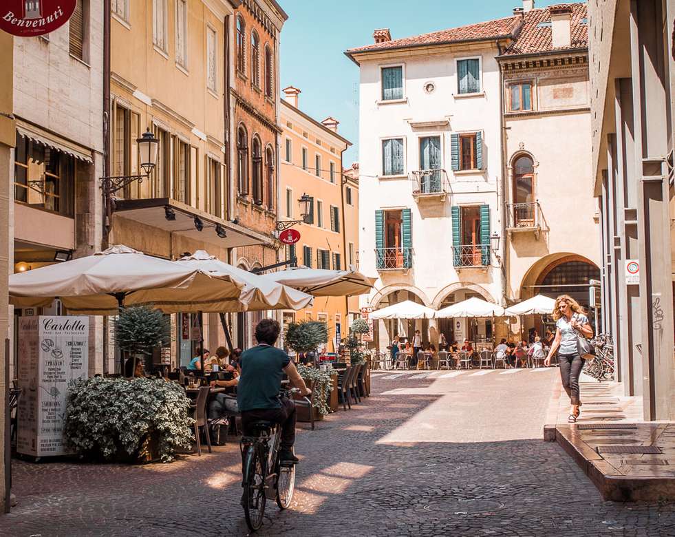 Padovská oblast starého města Veneto skládačky online