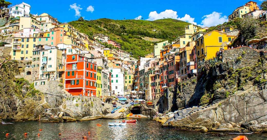 Riomaggiore Λιγουρία Ιταλία παζλ online
