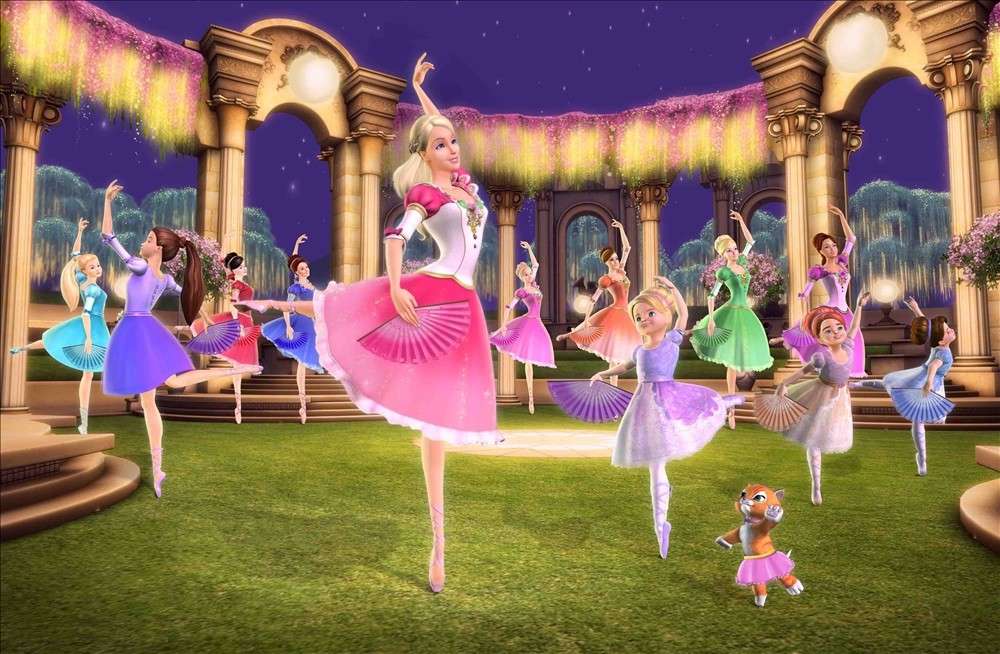 Barbie in de 12 dansende prinsessen online puzzel
