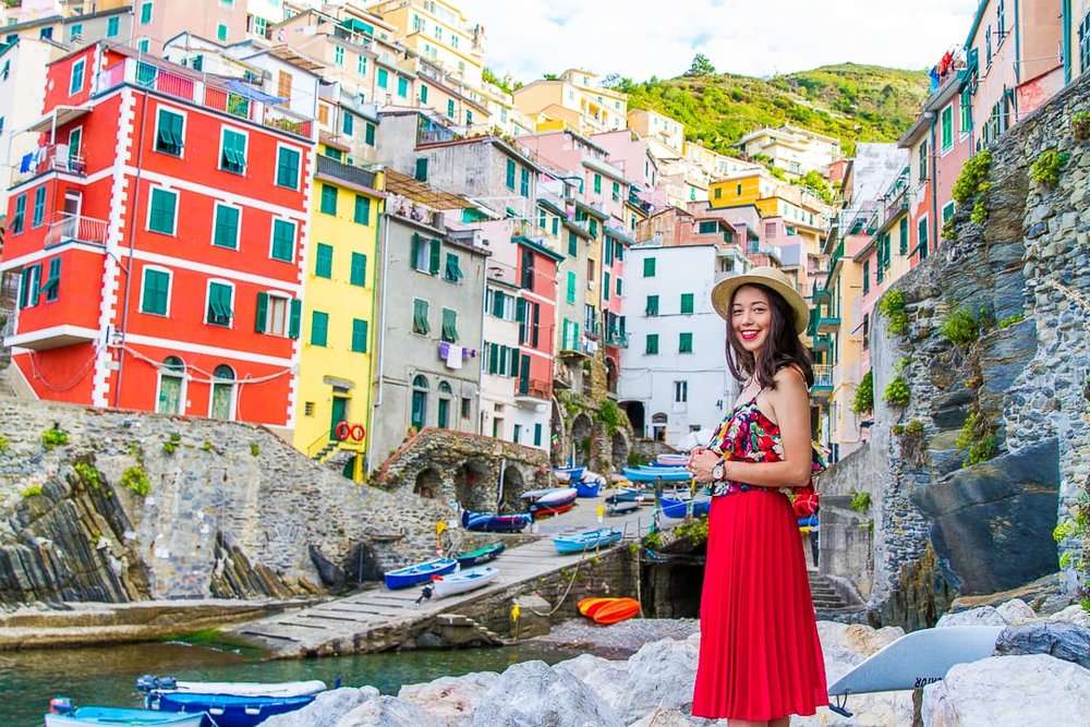Riomaggiore Liguria Itálie skládačky online
