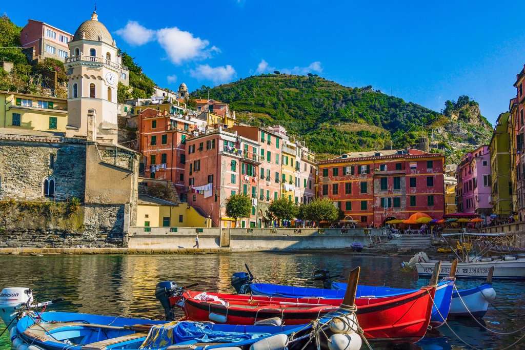Italienische Riviera Ligurien Online-Puzzle