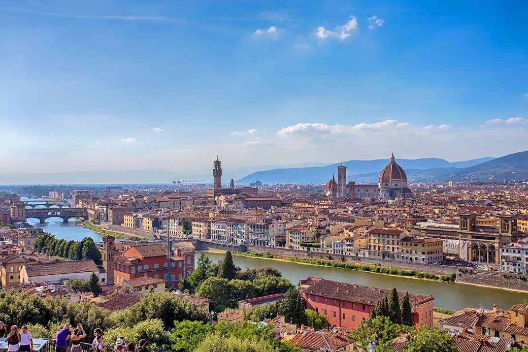 Градски пейзаж на Флоренция Тоскана онлайн пъзел