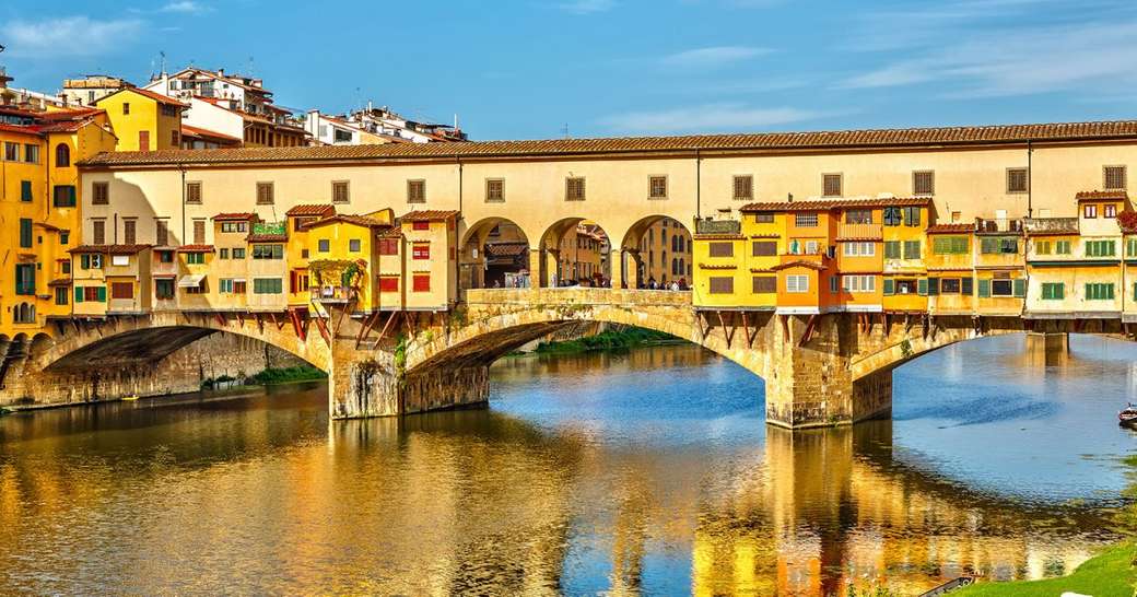Florencie Ponte Vecchio Toskánsko online puzzle