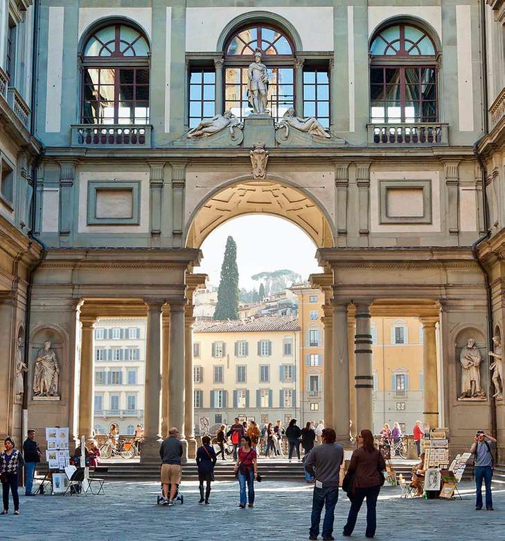 Florence Uffizi Gallery Toscane online puzzel