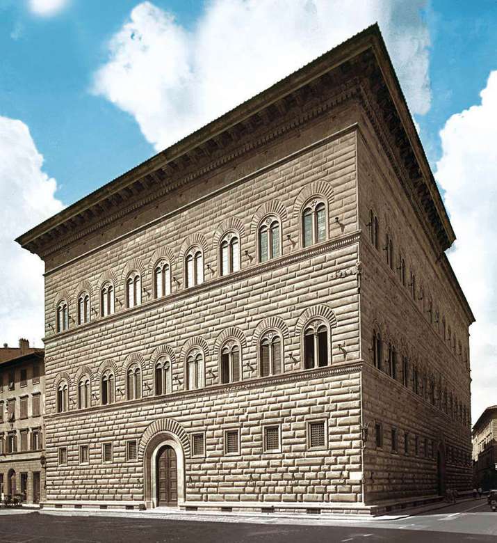 Florencie Palazzo Strozzi Toskánsko online puzzle