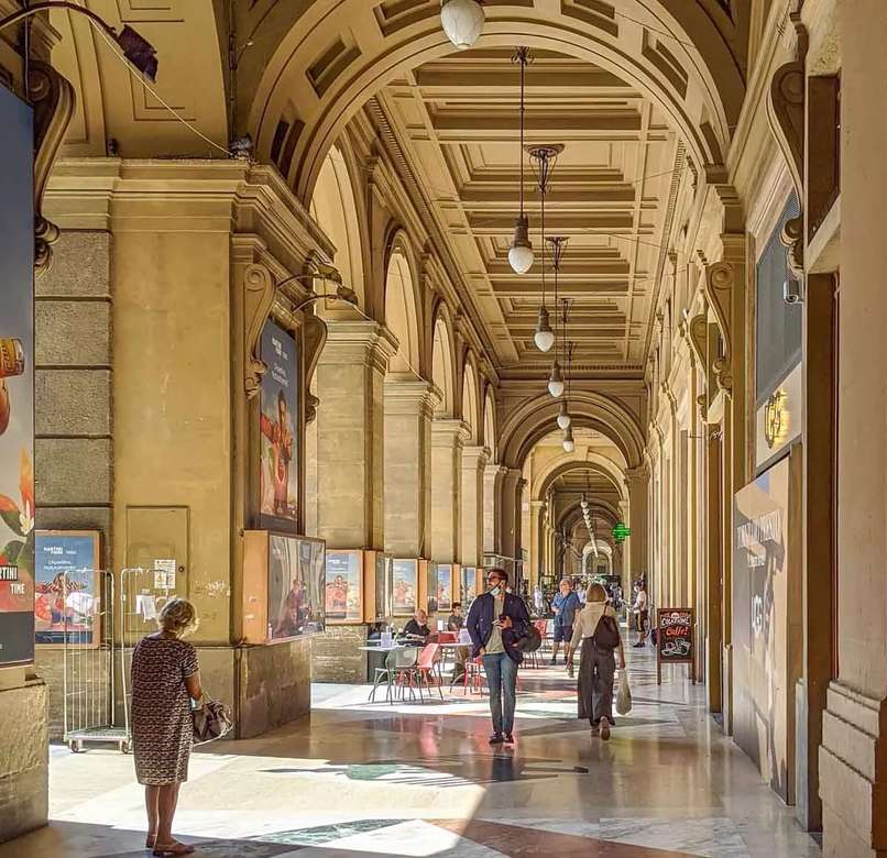Florencie podloubí Toskánsko skládačky online