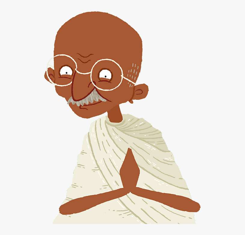 Mahatma Gandhi Online-Puzzle
