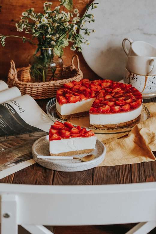 Cheesecake jigsaw puzzle online