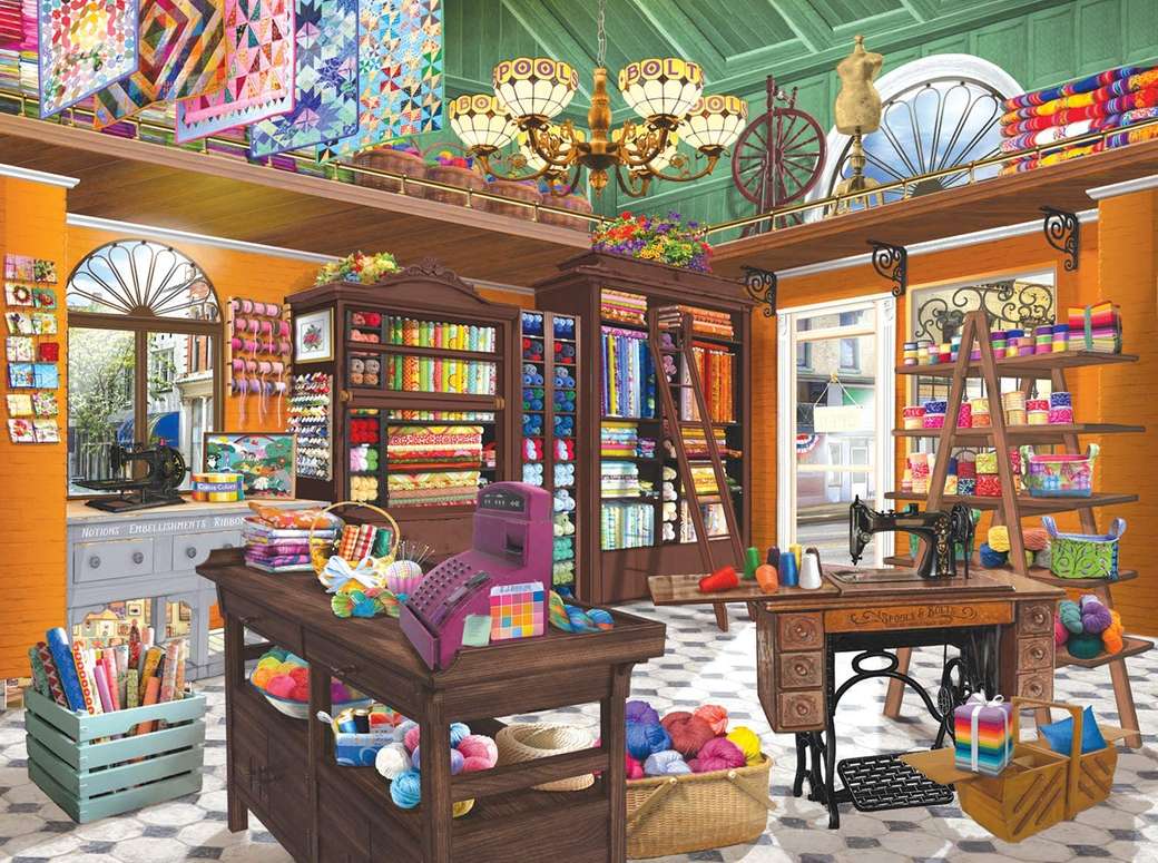 Quilting Shop jigsaw puzzle online