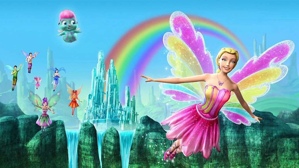 Barbie en de magie van de regenboog online puzzel