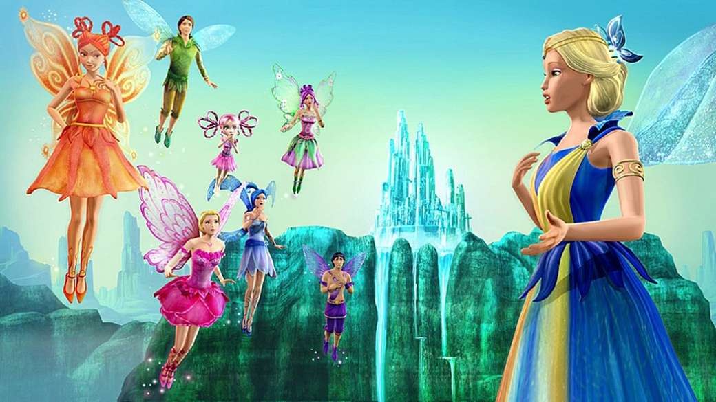Barbie the Fairyland: Magic of the rainbow jigsaw puzzle online