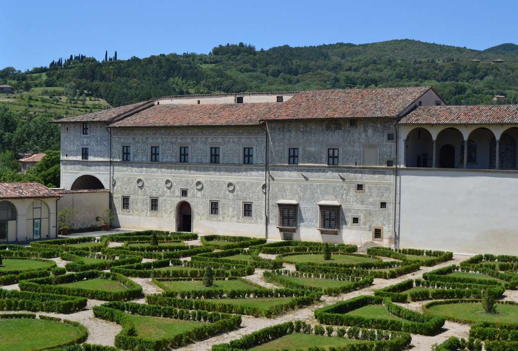 Читта ді Кастелло Палаццо Вітеллі Умбрія Італія пазл онлайн