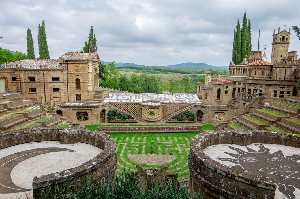 La Scarzuola Amfiteátrum Umbria Olaszország kirakós online