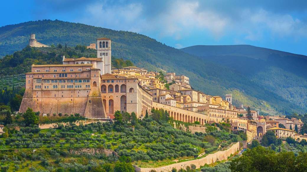 Assisi Umbrië Italië online puzzel