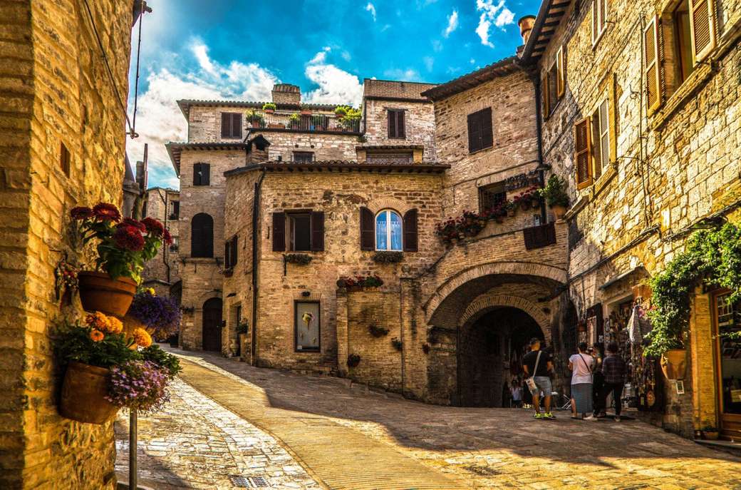 Assisi Umbrië Italië online puzzel