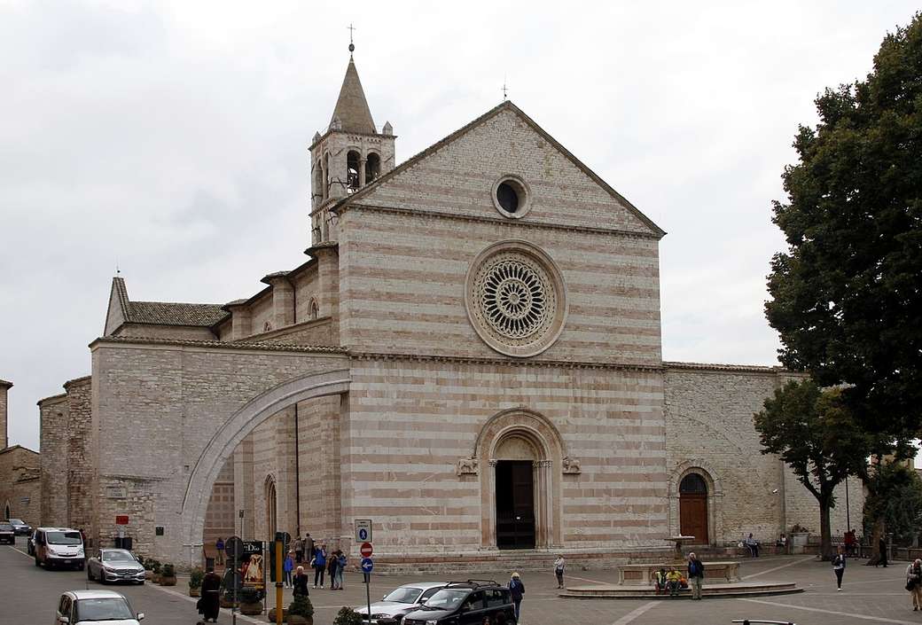 Assisi Santa Chiara Umbria Ιταλία online παζλ