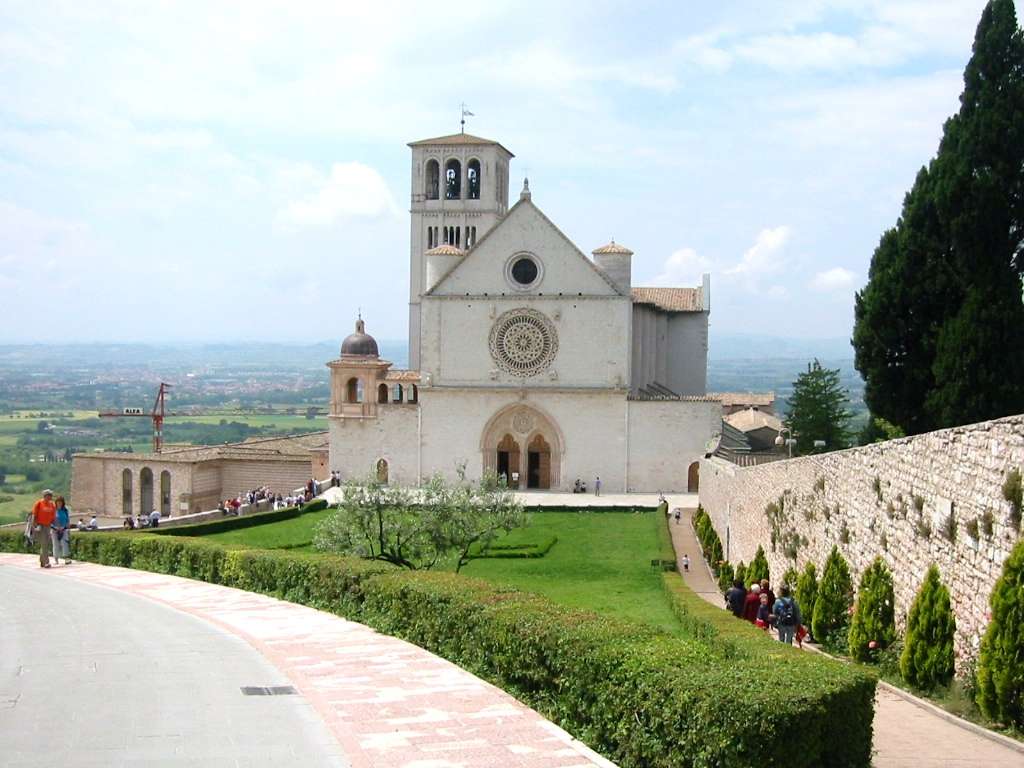 Катедралата в Асизи на Сан Франческо онлайн пъзел