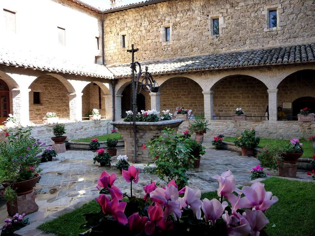 Манастирът Асизи на Сан Дамяно Умбрия онлайн пъзел