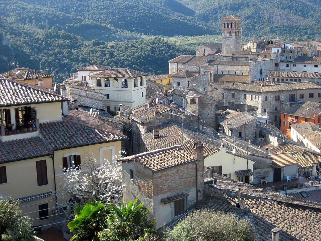 Město Narni v Umbrii, Itálie online puzzle